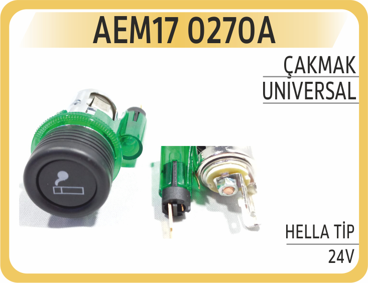 AEM17 0270A ÇAKMAK 24V HELLA TİP