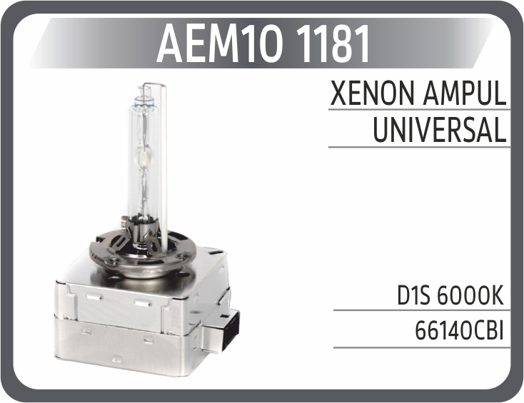 XENON AMPUL D1S 6000K