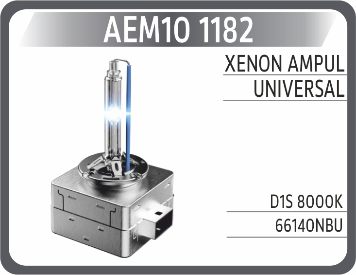 XENON AMPUL D1S 8000K