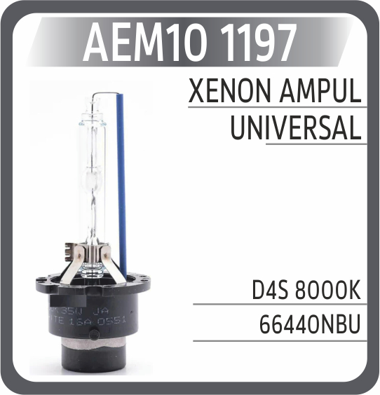 XENON AMPUL D4S 8000K