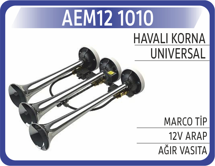 HAVALI KORNA MARCO TİP 12V ARAP