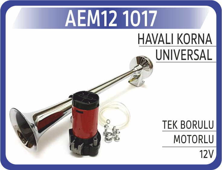 HAVALI KORNA TEK BORULU MOTORLU 12V
