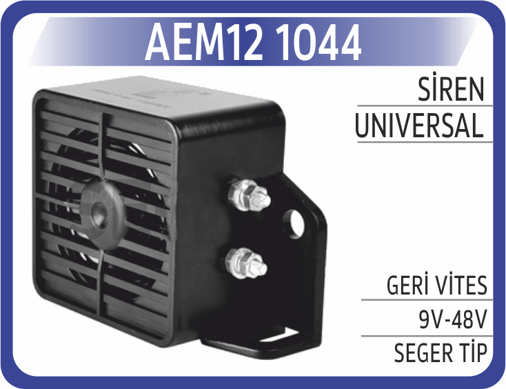 SİREN GERİ VİTES 9V-48V SEGER TİP