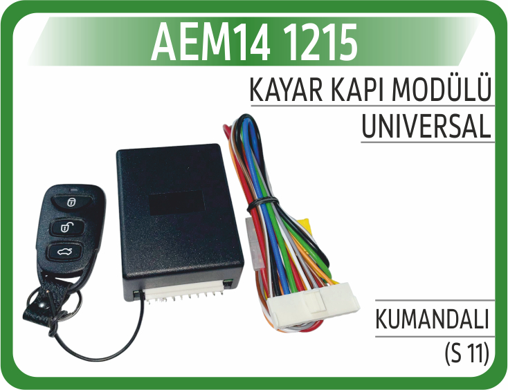 AEM14 1215 KAYAR KAPI MODÜLÜ KUMANDALI (S 11)