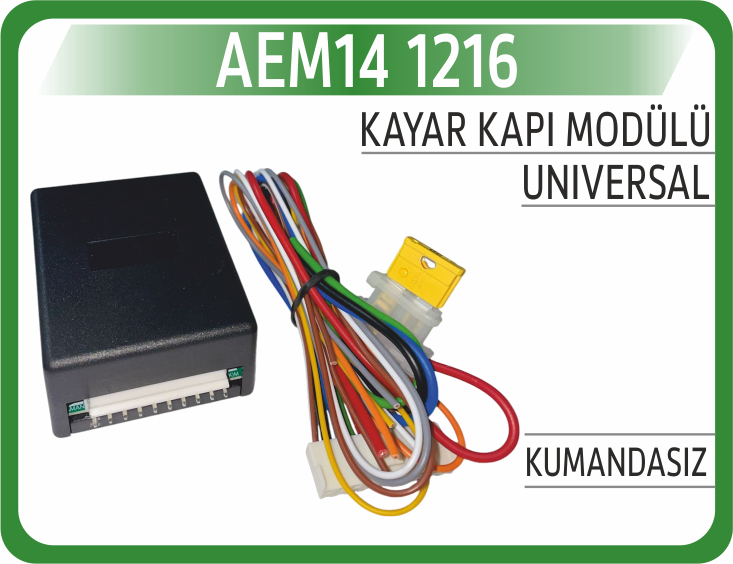 AEM14 1216 KAYAR KAPI MODÜLÜ KUMANDASIZ