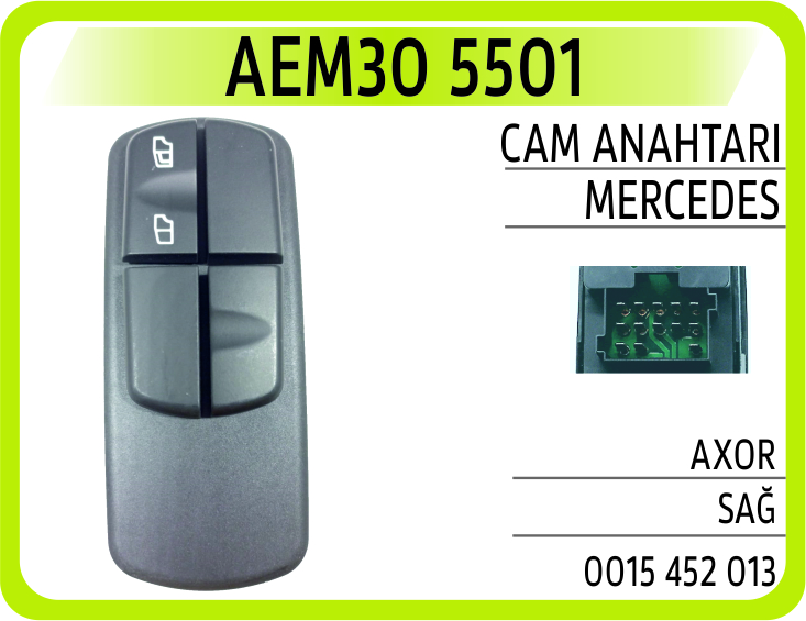 AEM30 5501 CAM ANAHTARI MERCEDES AXOR SAĞ