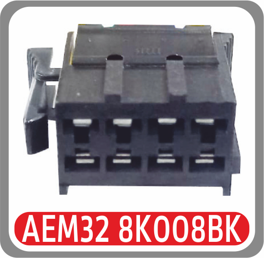 AEM32 8K008BK SOKET TAKOGRAF SOKETİ SİYAH KABLOLU