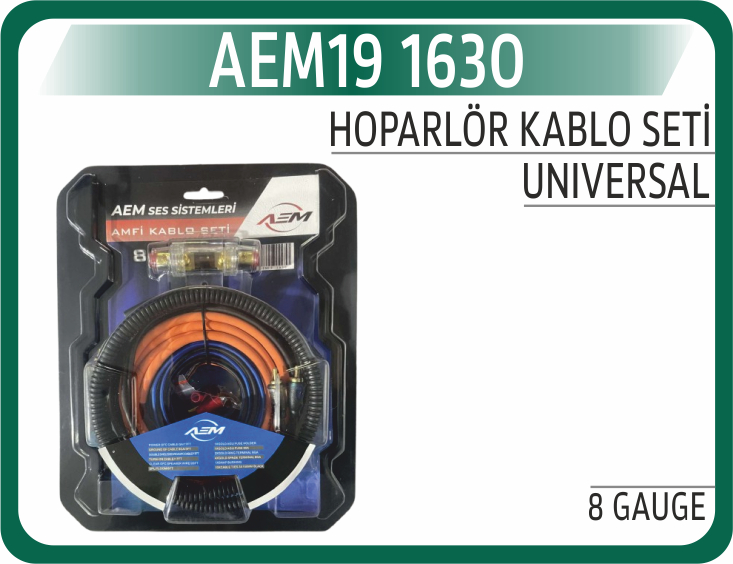 AEM19 1630 AMFİ KABLO SETİ 8GA
