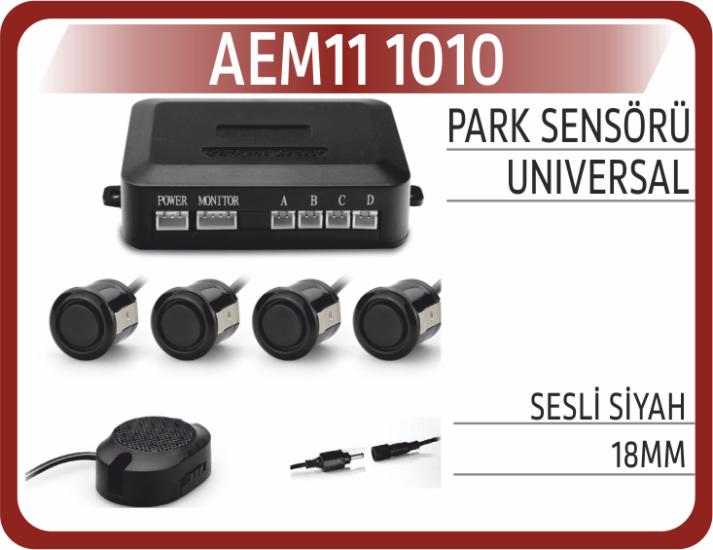 PARK SENSÖRÜ SESLİ SİYAH 18MM
