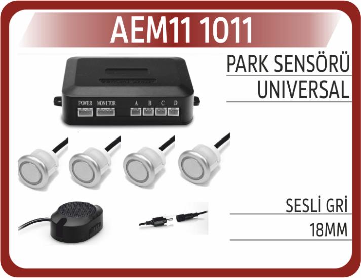 PARK SENSÖRÜ SESLİ GRİ 18MM