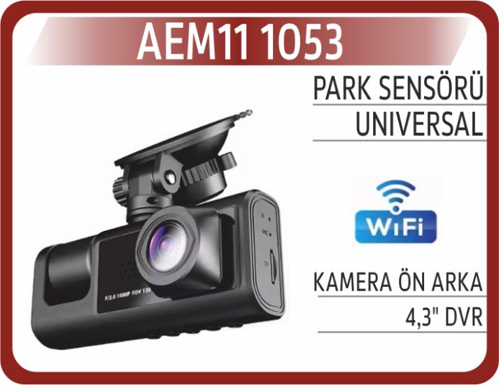 EKRAN (MONITOR) 3,0’’ LCD + 2 KAMERA DVR KAYITLI
