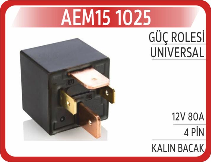 GÜÇ ROLESİ 12V 80A 4 PİN KALIN BACAK