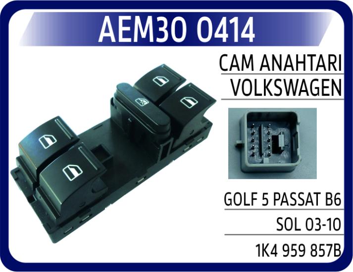 CAM ANAHTARI VW GOLF 5 PASSAT B6 SOL 03-10