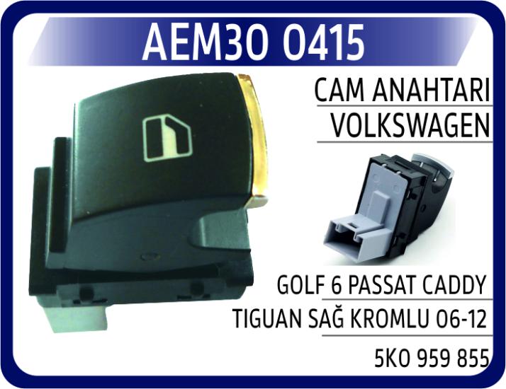 CAM ANAHTARI VW GOLF 6 PASSAT CADDY TIGUAN SAĞ KRO
