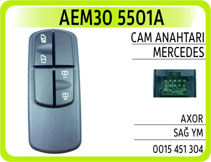 CAM ANAHTARI MERCEDES AXOR SAĞ YM