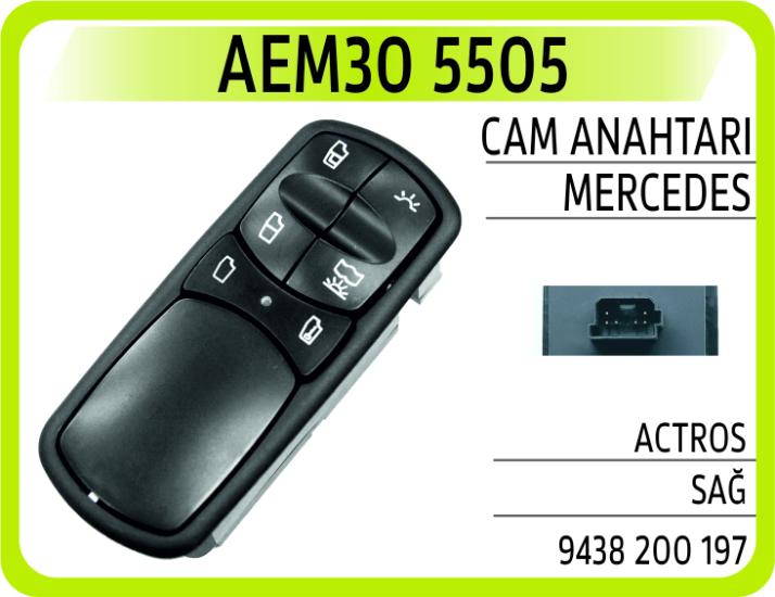 CAM ANAHTARI MERCEDES ACTROS SAĞ